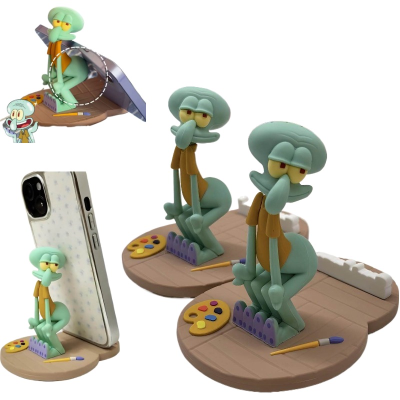 Phone Accessories Rack - Yeni KKV SpongeBob Squidward Manyetik Telefon