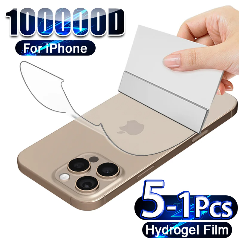 Phone Accessories Business - 5-1 adet Hidrojel Film iPhone 16