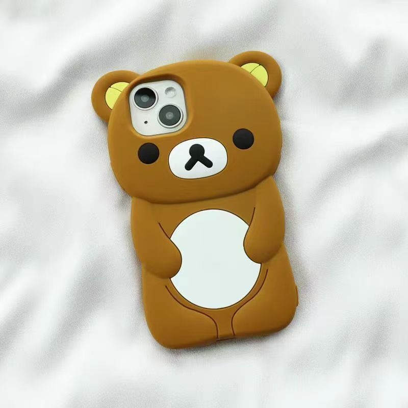 Phone Accessories Business - Rilakkuma Silikon Telefon Kılıfı Sevimli Çizgi