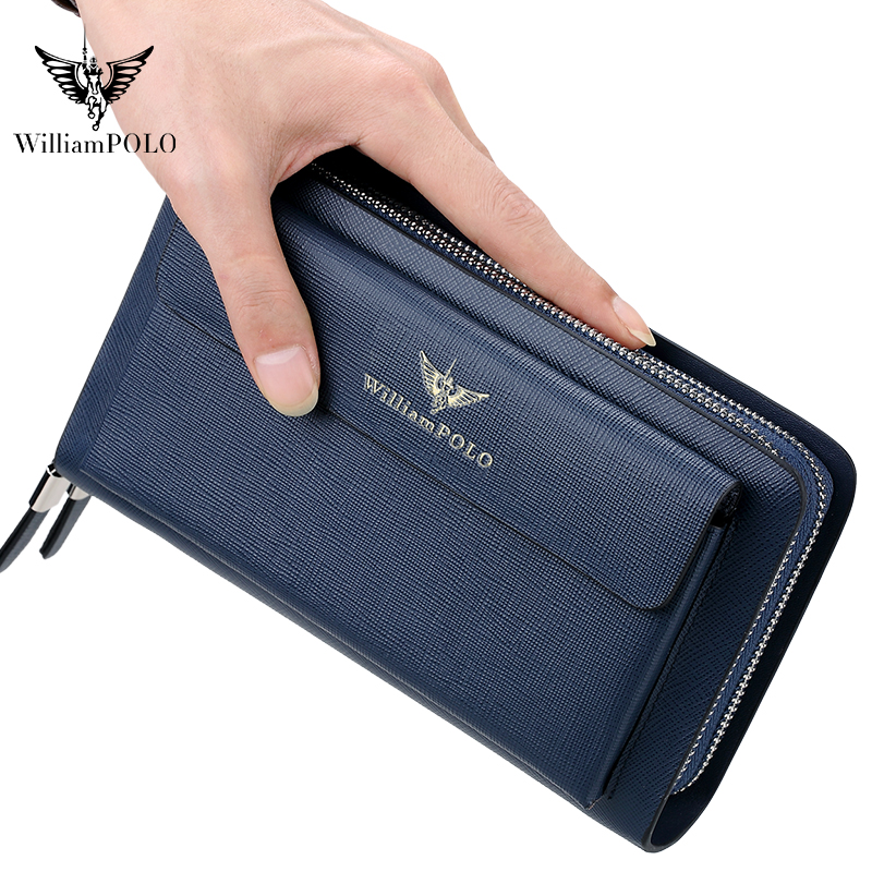 WILLIAMPOLO Lüks erkek Deri el - Phone Accessories Business incelemesi ve fiyatı