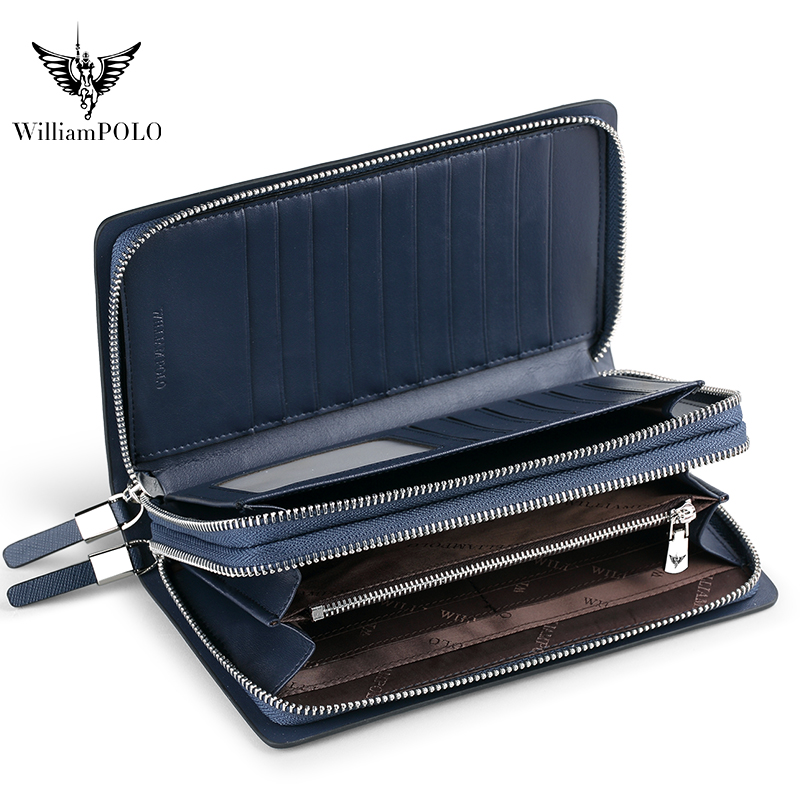 WILLIAMPOLO Lüks erkek Deri el - Phone Accessories Business incelemesi ve fiyatı