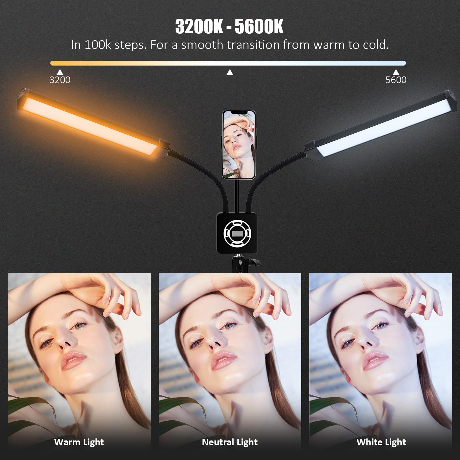 50W Çift Kollu LED Dolgu Işığı - Led Strip Selfie incelemesi ve fiyatı